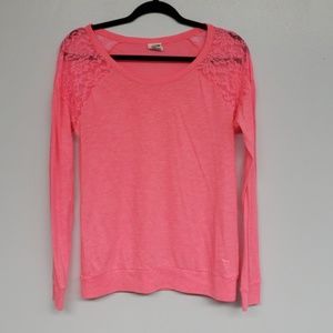 Pink Victoria's Secret Pink Long Sleeve with Lace
